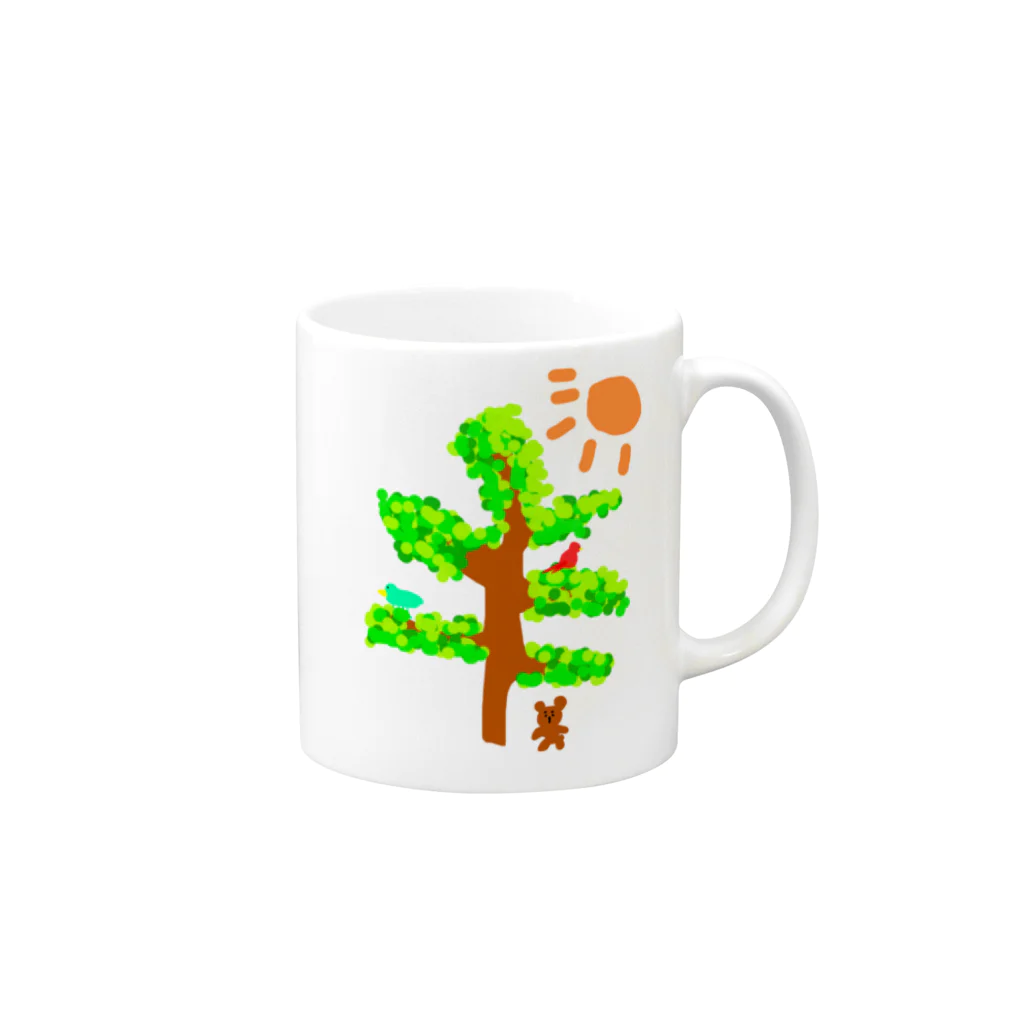 universeKのつりー Mug :right side of the handle