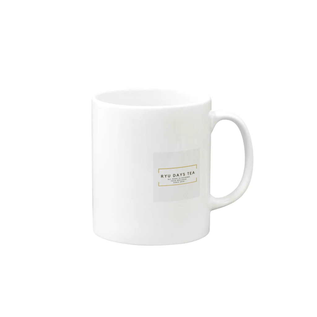 RYU DAYS TEAのRYU DAYS TEA ロゴ入りマグカップ マグカップの取っ手の右面