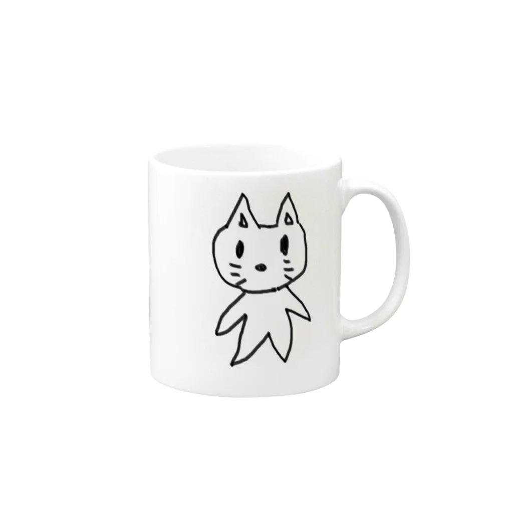 はとりのみせのトリネコさんシリーズその2 Mug :right side of the handle