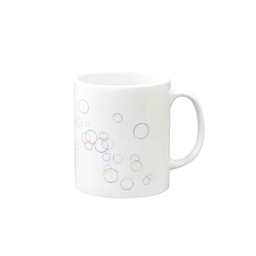 Utsusemiのシャボン玉 Mug :right side of the handle