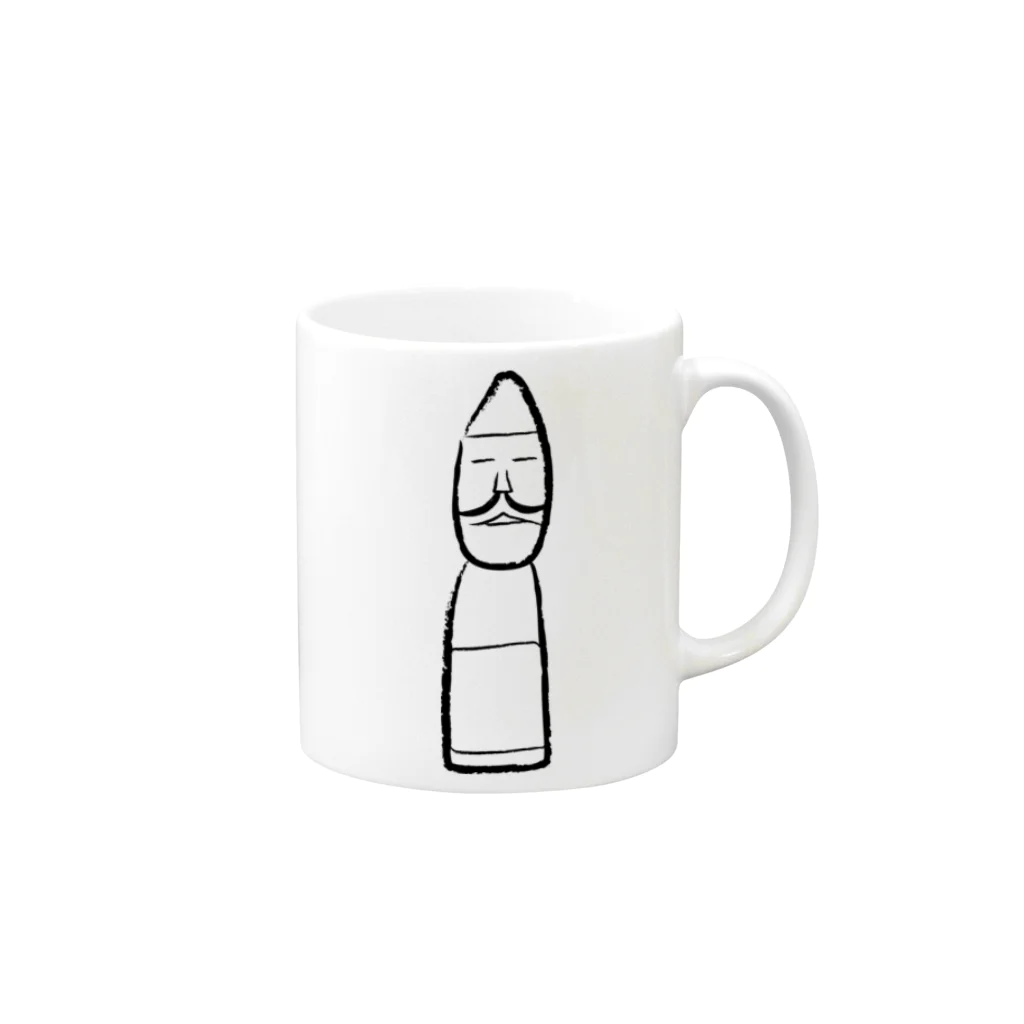 ロゼッタ＠新潟で宝探しのキャラクター Mug :right side of the handle