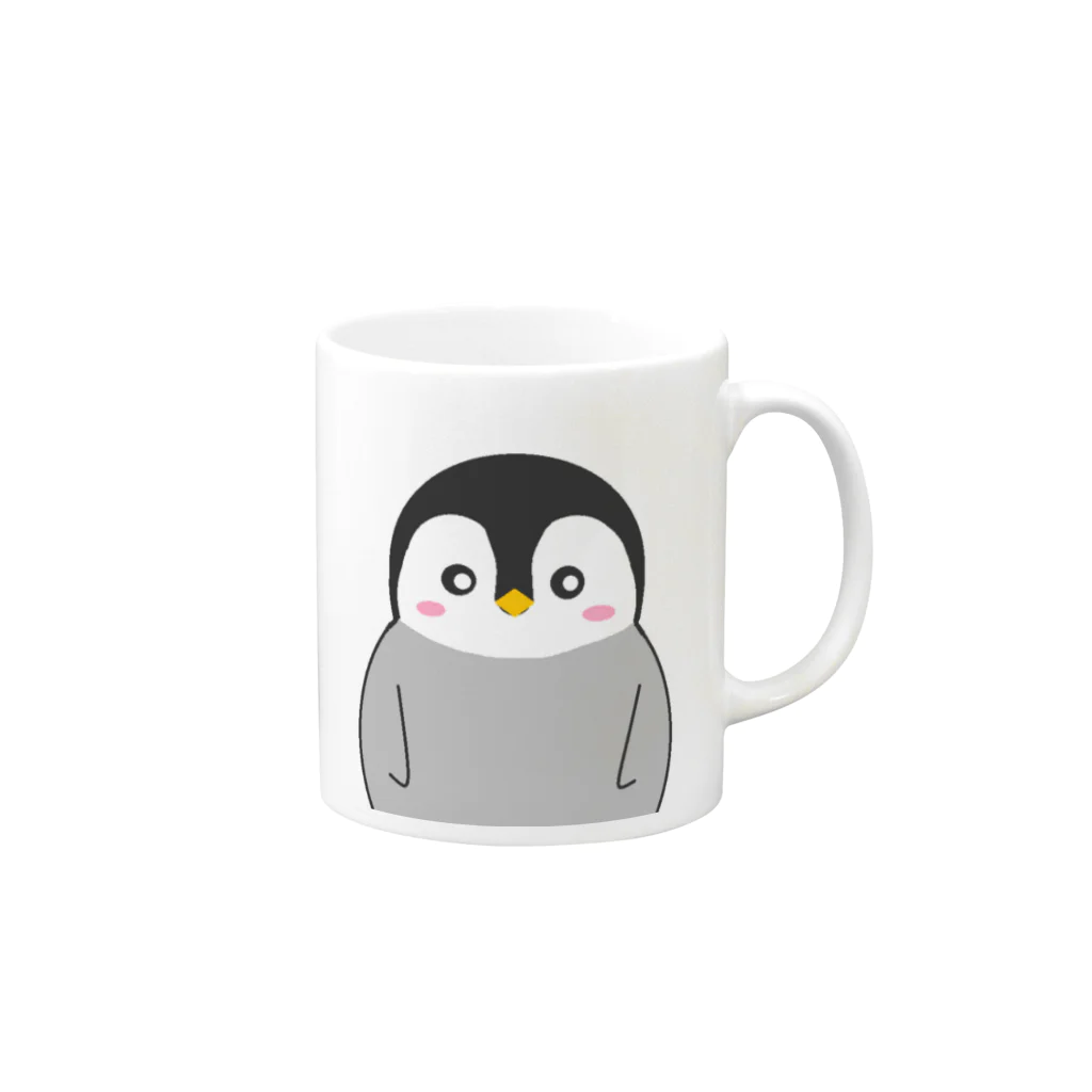 tmh_mrrのペンギン赤ちゃん Mug :right side of the handle