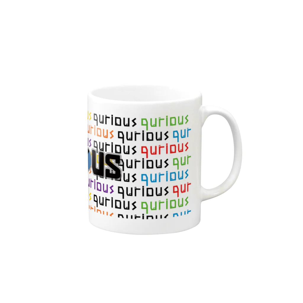 QuriousのQurious マグ マグカップの取っ手の右面