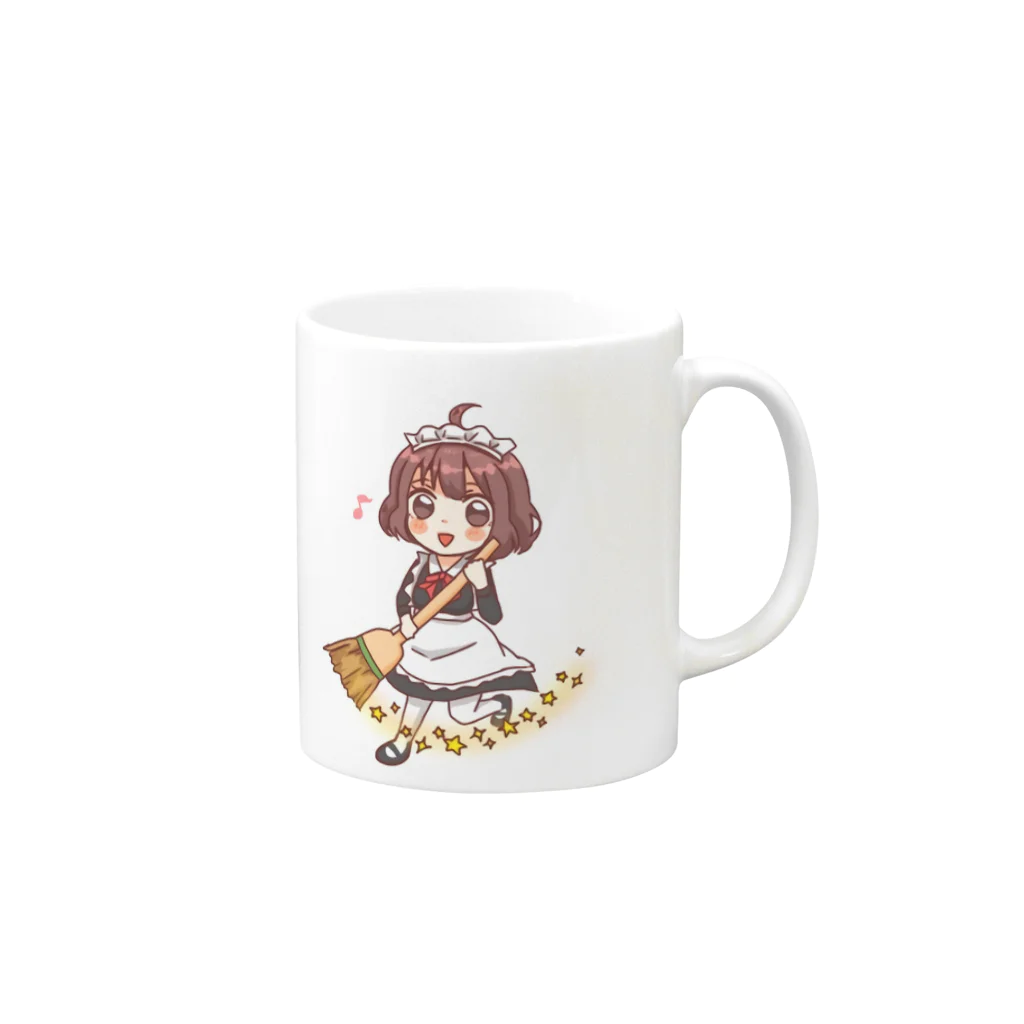 soa1110fkのハルちゃんグッズ Mug :right side of the handle