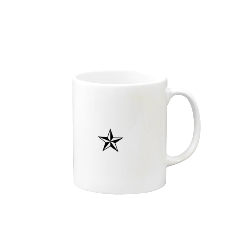 ✯しーくん。の【Nortical star】 Mug :right side of the handle