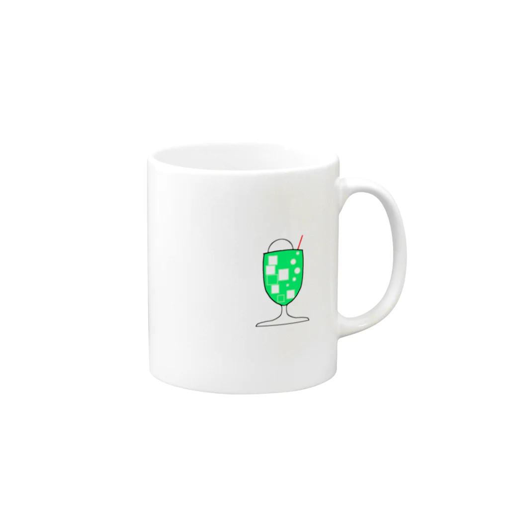 貯蔵庫のクリームソーダ2020 Mug :right side of the handle