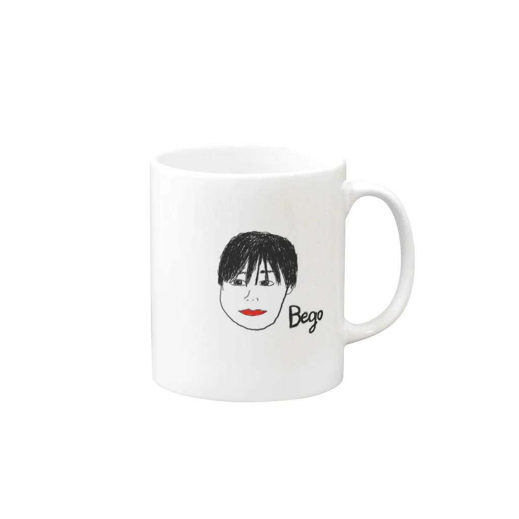 池座エライダのBego Mug :right side of the handle