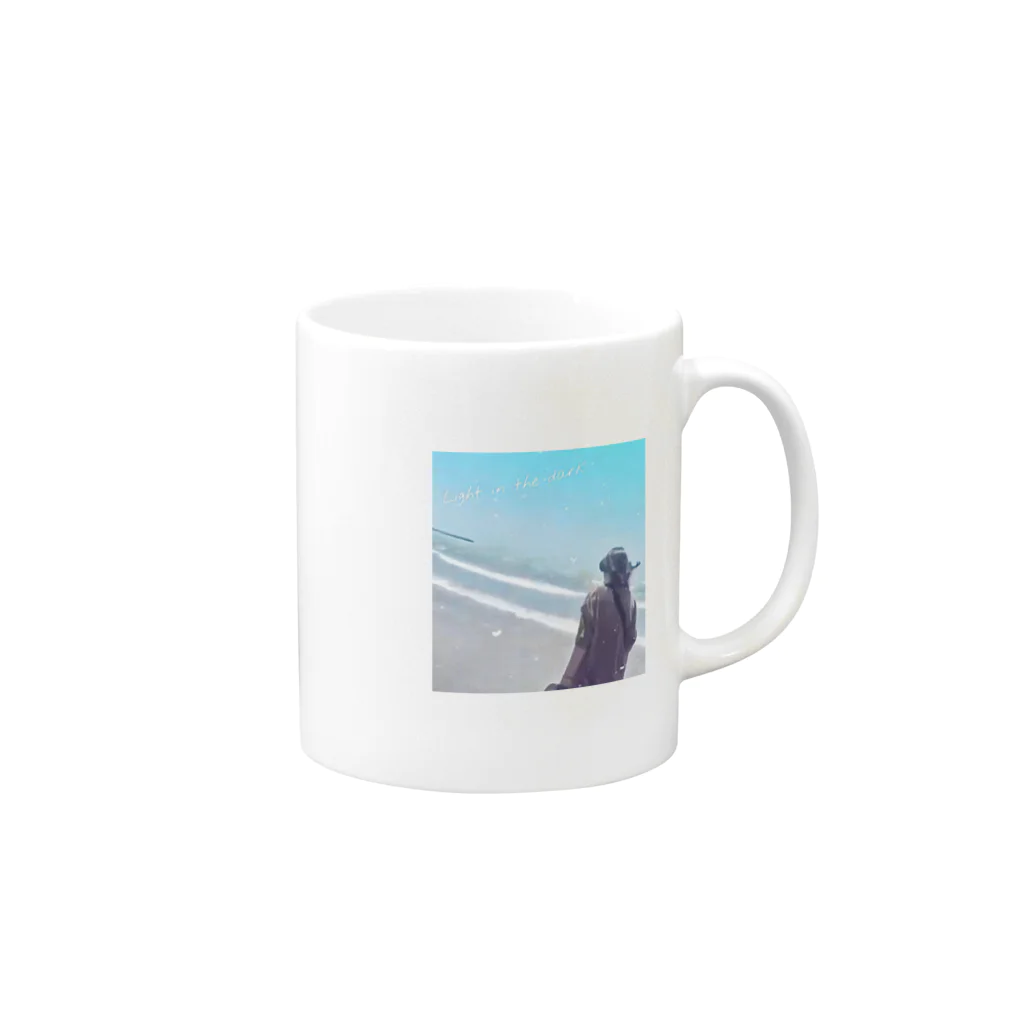 はるなの＃Light in the dark Mug :right side of the handle