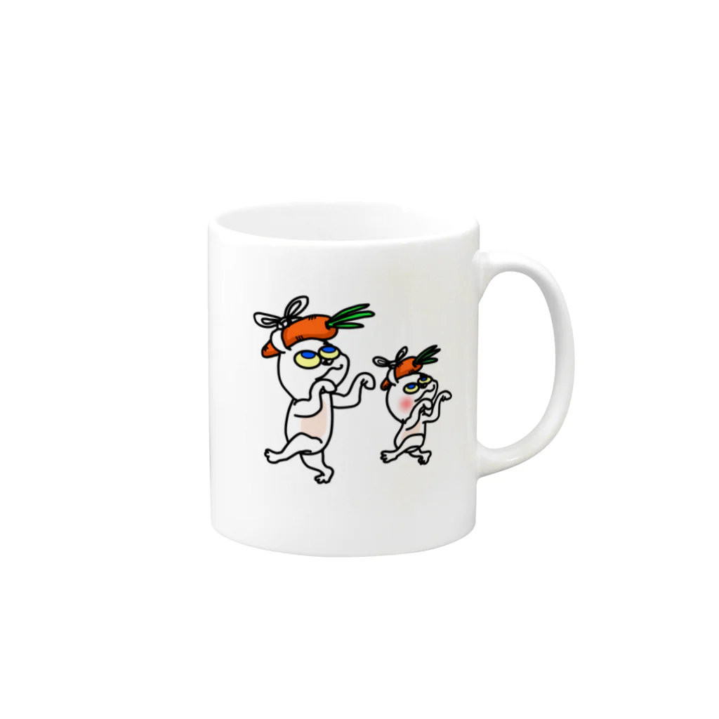 tororomuseumの収穫祭 Mug :right side of the handle