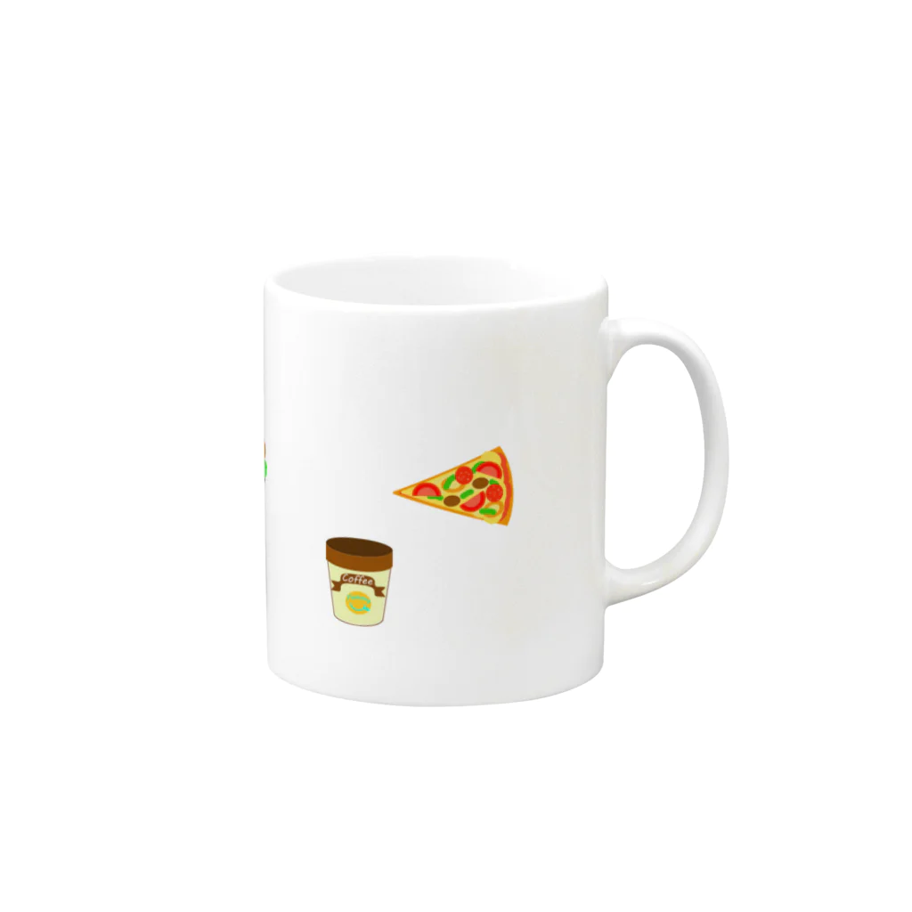 Yokokkoの店のYUMMY!!! Mug :right side of the handle