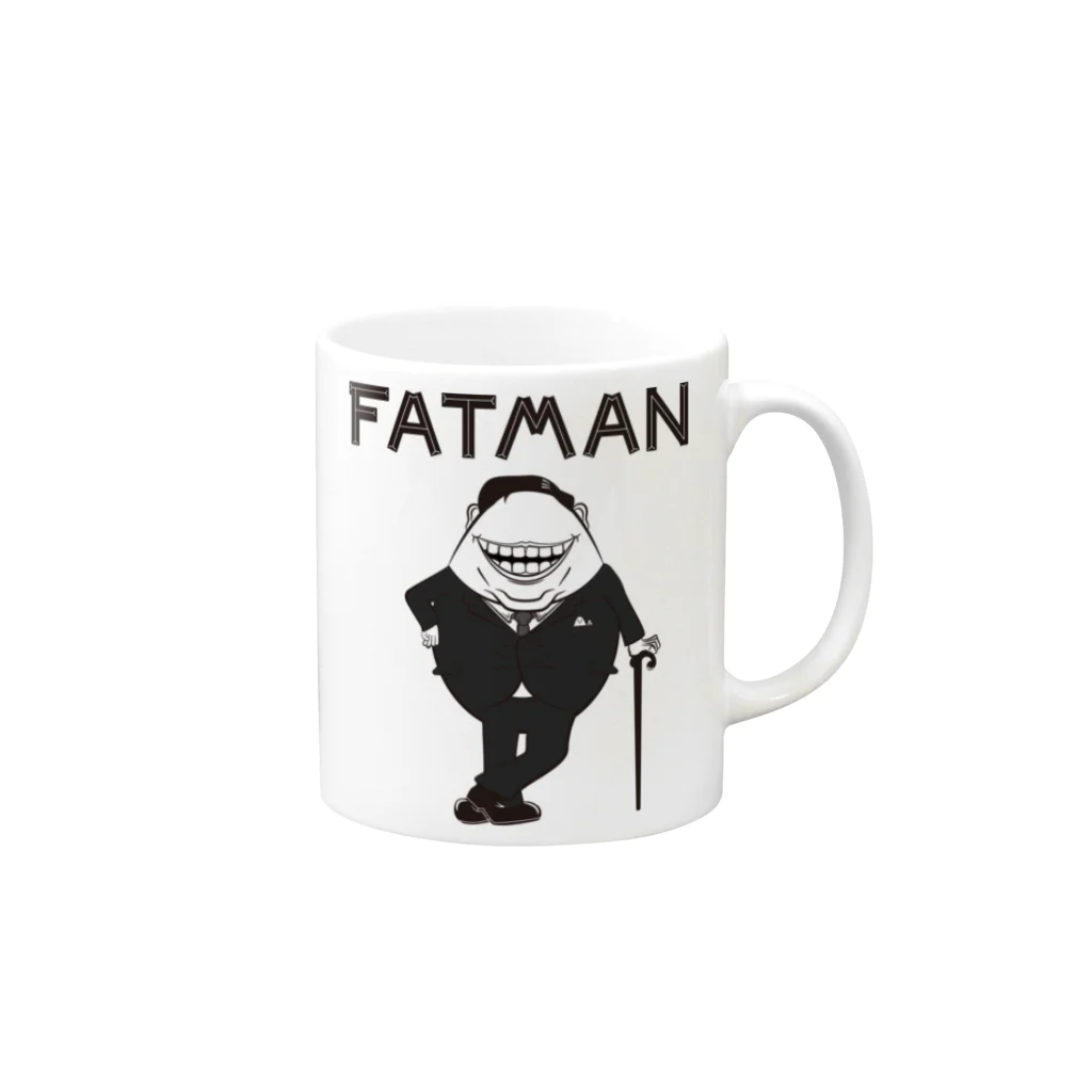 Easy Leeのfatman Mug :right side of the handle