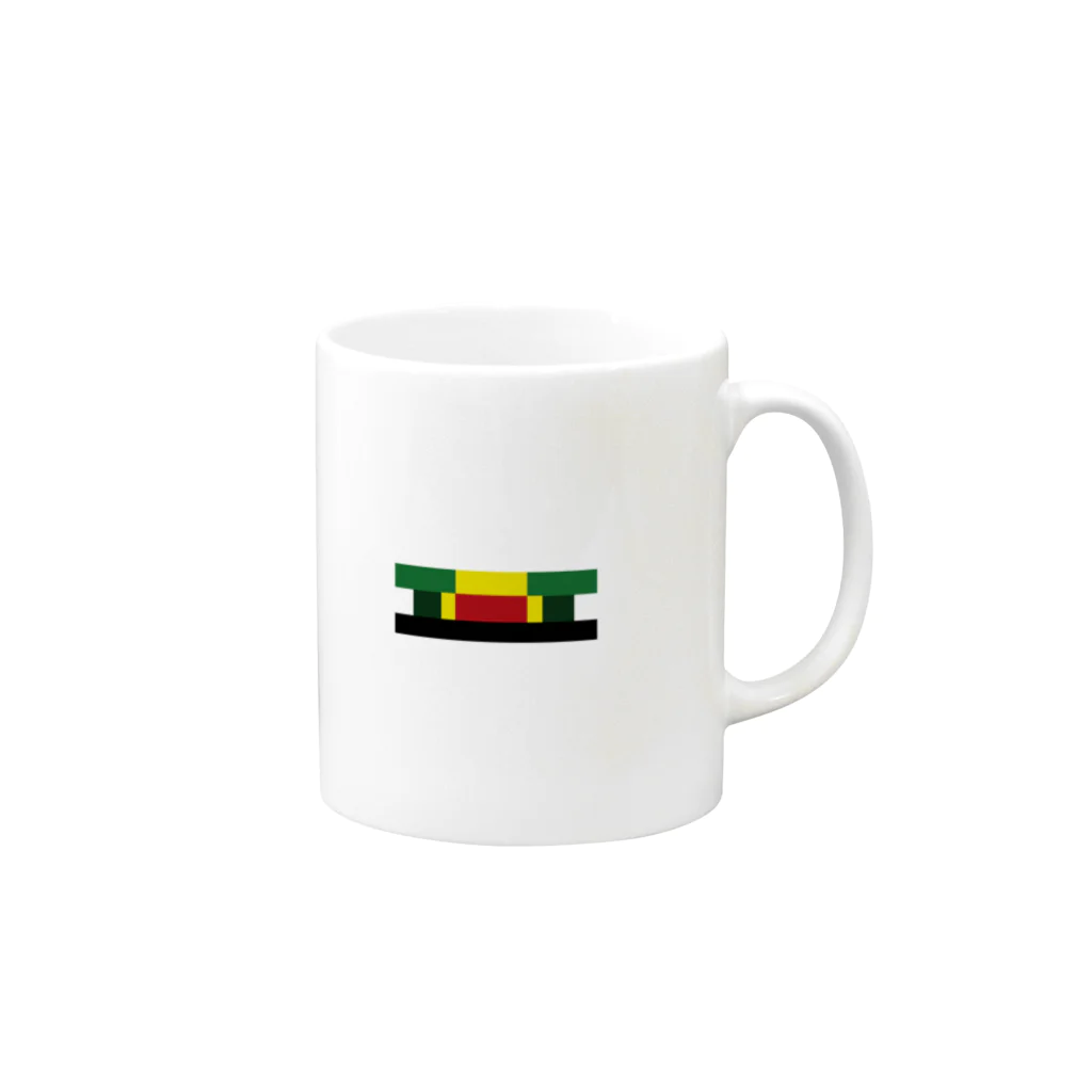 日の丸工房の軍帽くん Mug :right side of the handle