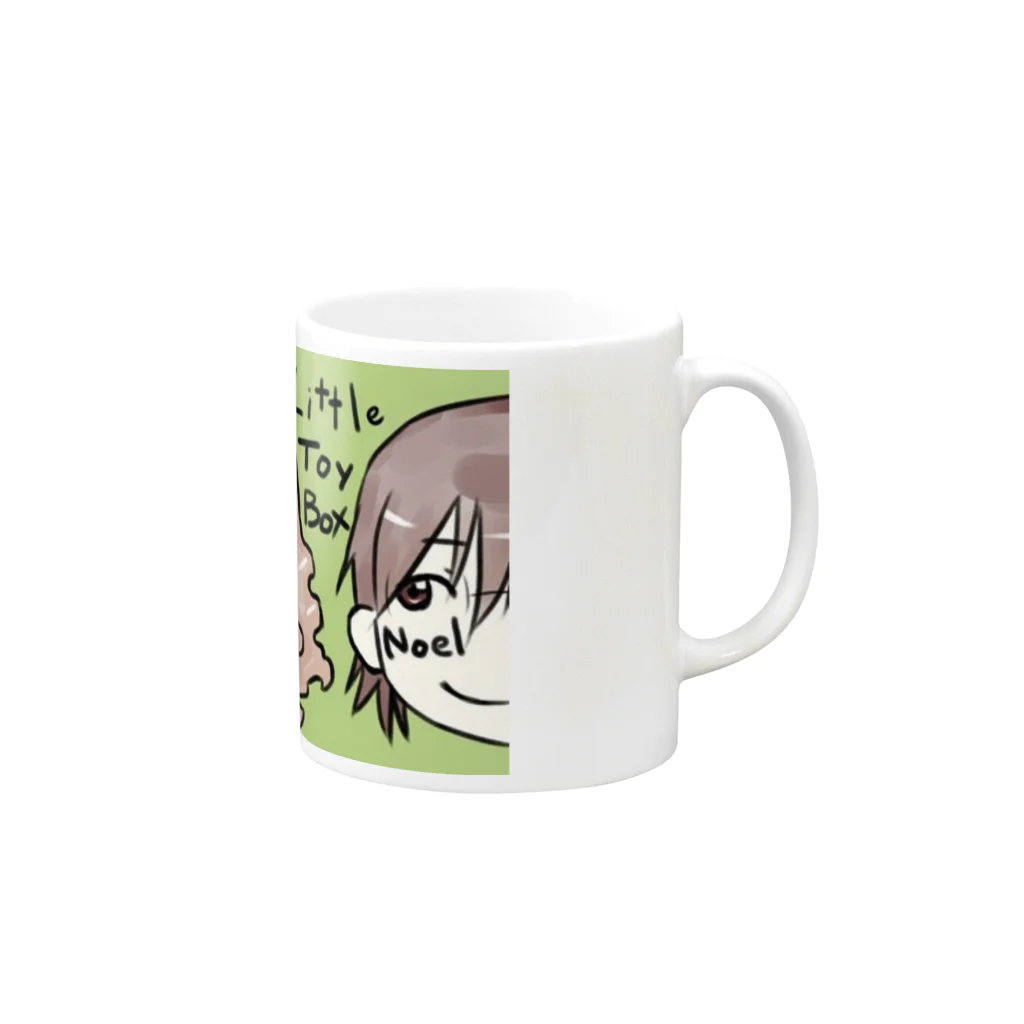 noelのLittle Toy Box Mug :right side of the handle