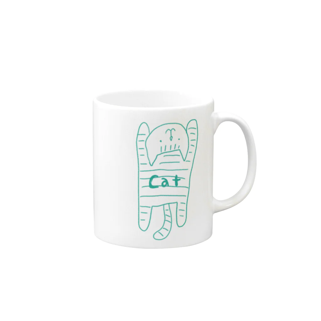 手の、ものこと。のしまねここ Mug :right side of the handle