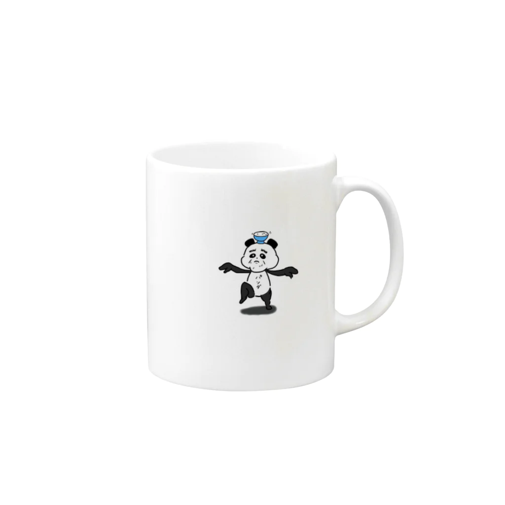 蒼鈴のパンダ(?) Mug :right side of the handle