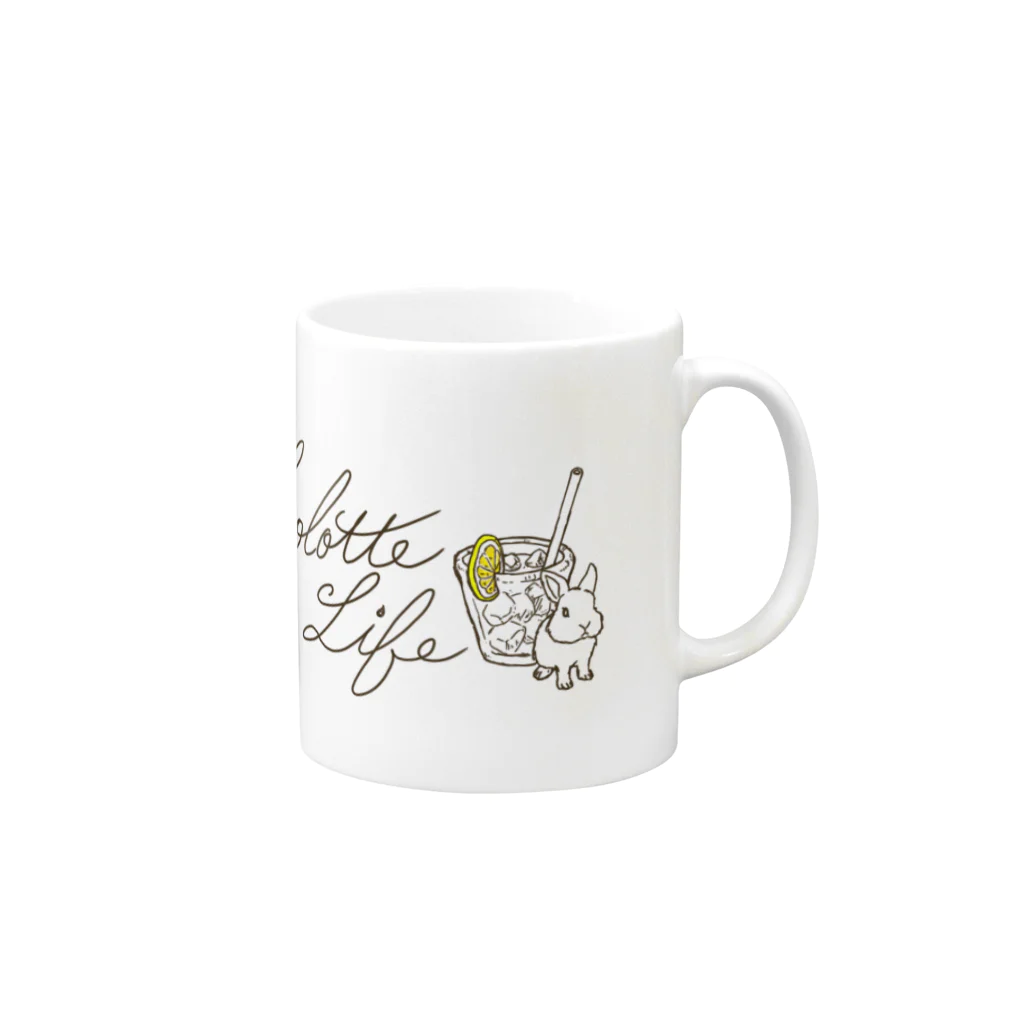 RYo（イラストレーター）のLolotteLife公式グッズ Mug :right side of the handle