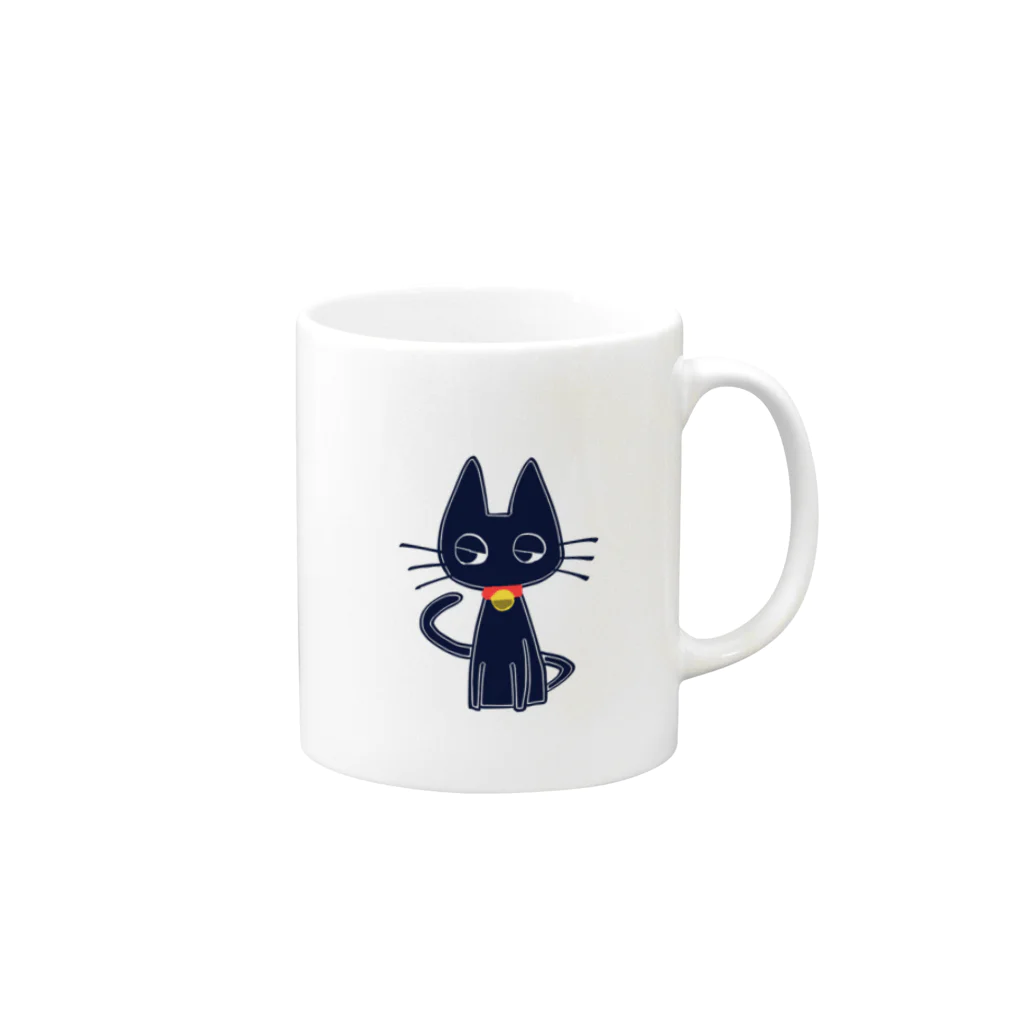 絵のお薬屋さんのくろこ Mug :right side of the handle