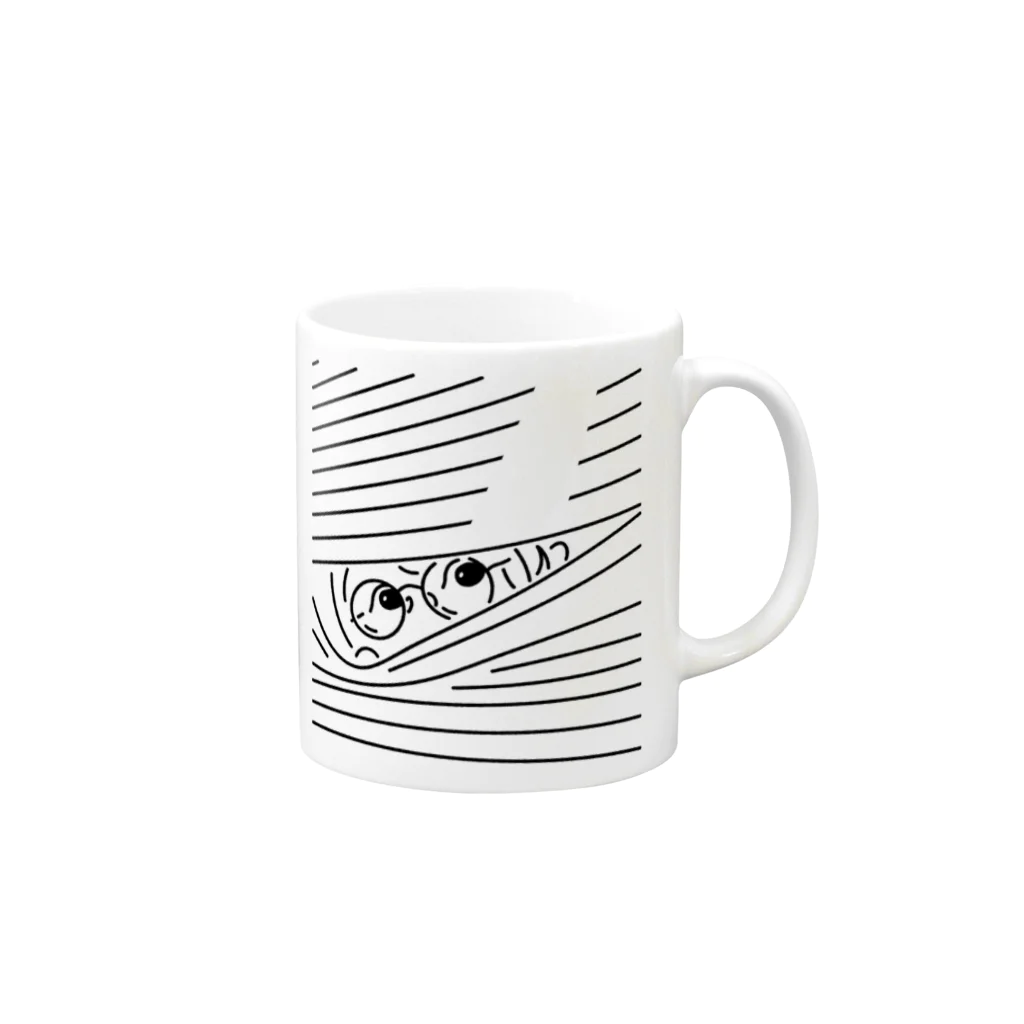 かぼちゃのひょっこりガール Mug :right side of the handle