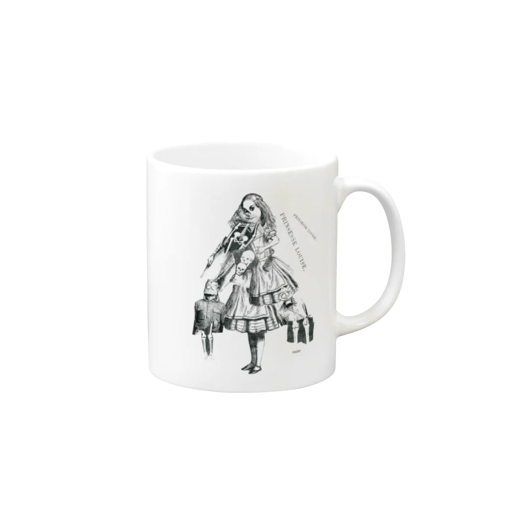 カネシロコウセイ(FAUST)のP​R​I​N​S​E​S​S​E​ ​L​O​U​I​S​E​. Mug :right side of the handle