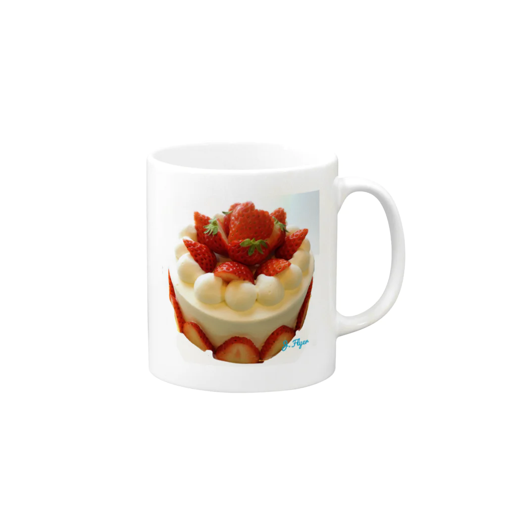 a sweet farmのHappy birthday! Mug :right side of the handle
