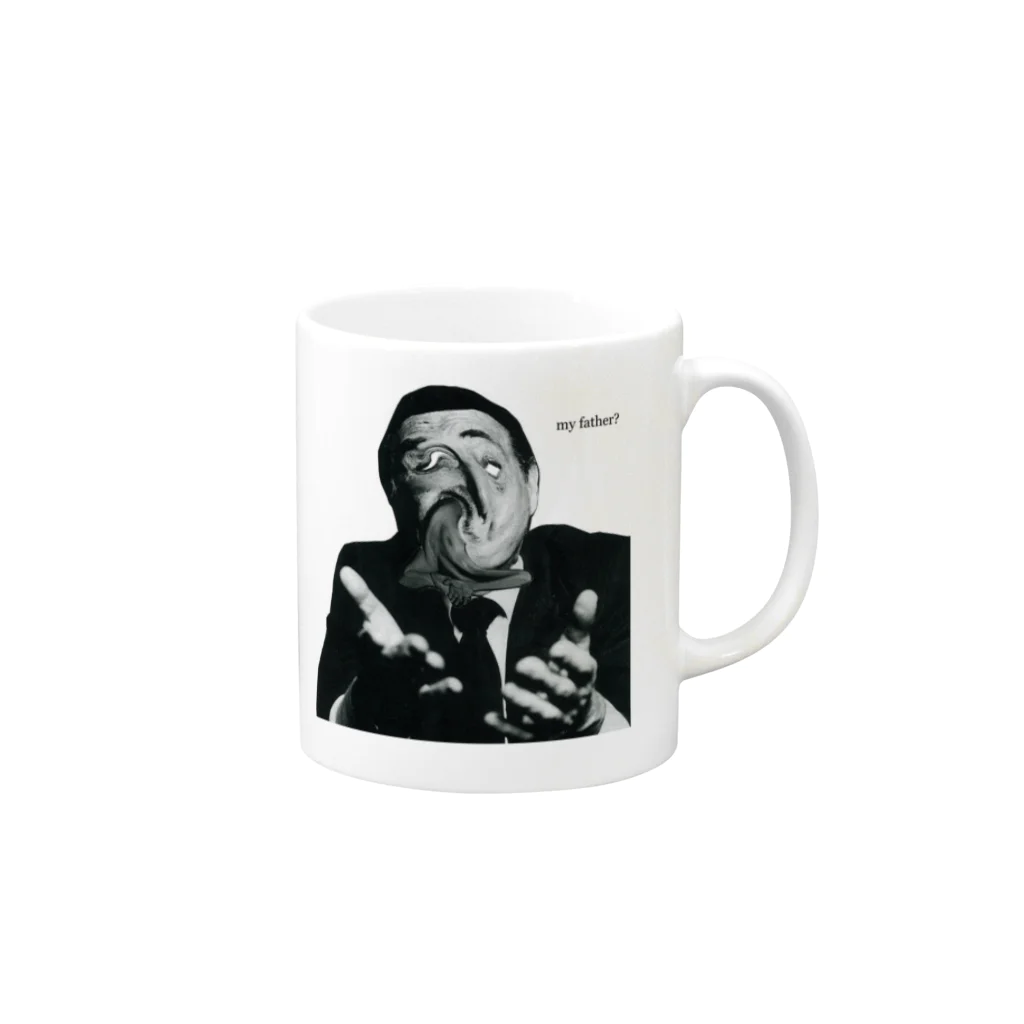 カネシロコウセイ(FAUST)のmy father Mug :right side of the handle