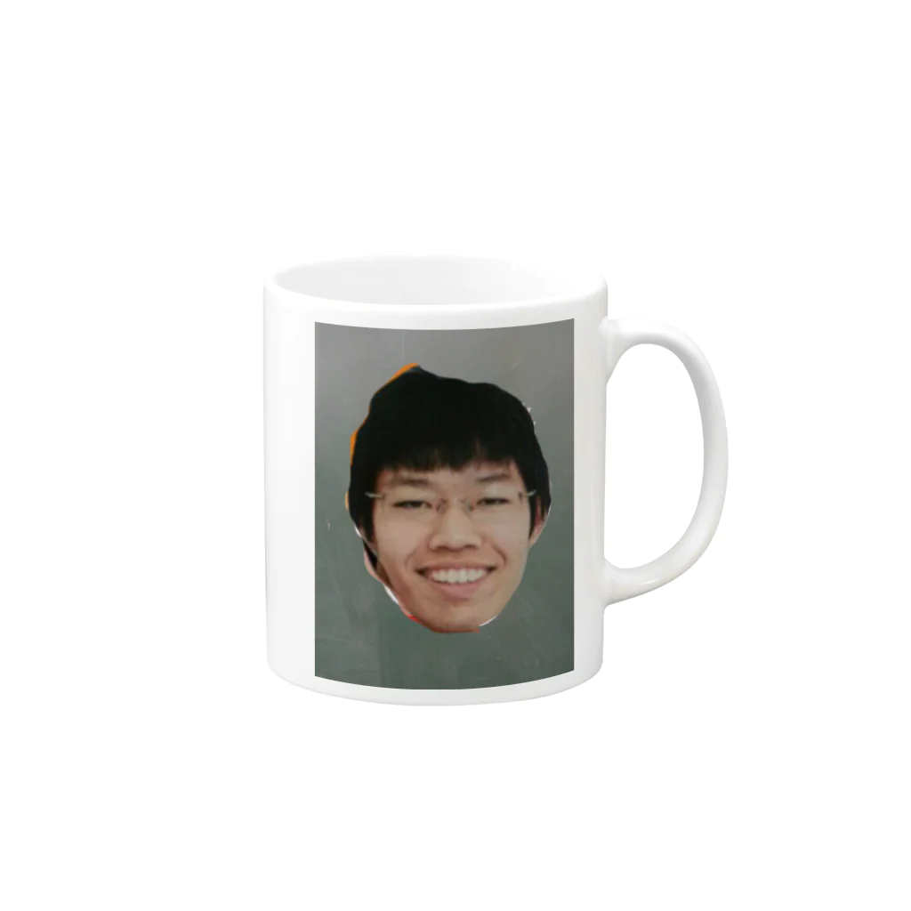 イクコニコフのファー Mug :right side of the handle