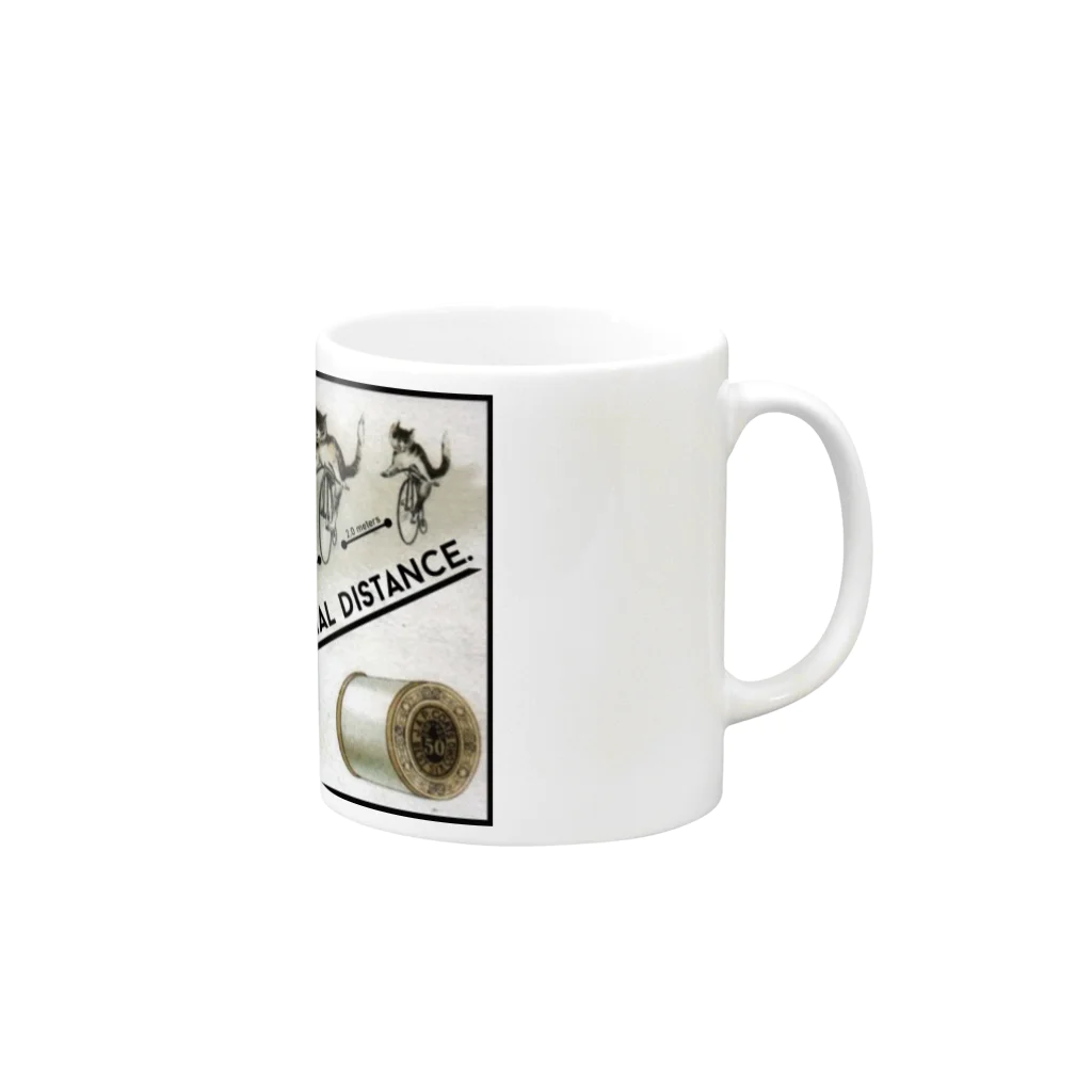 KORE`StyleのSocial distance Mug :right side of the handle