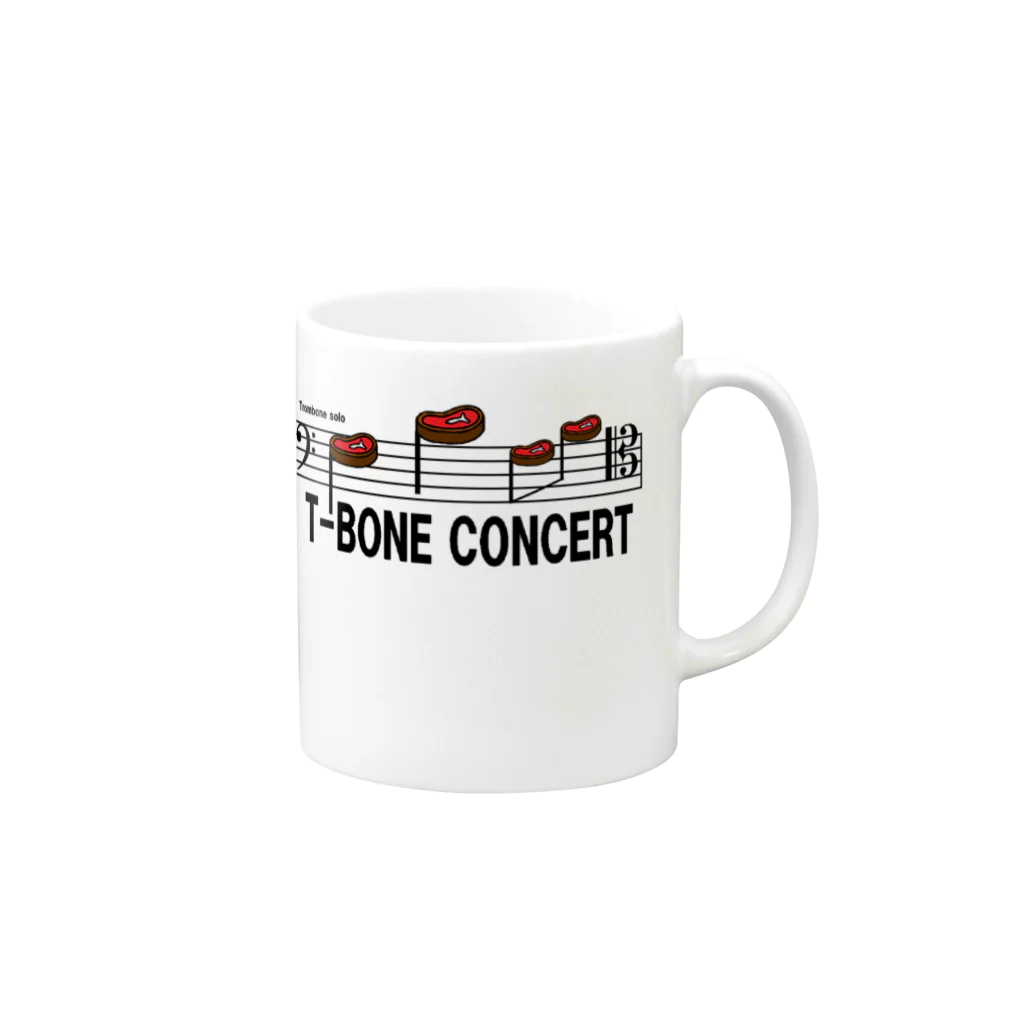 decoppaのT-BONE CONCERT Mug :right side of the handle