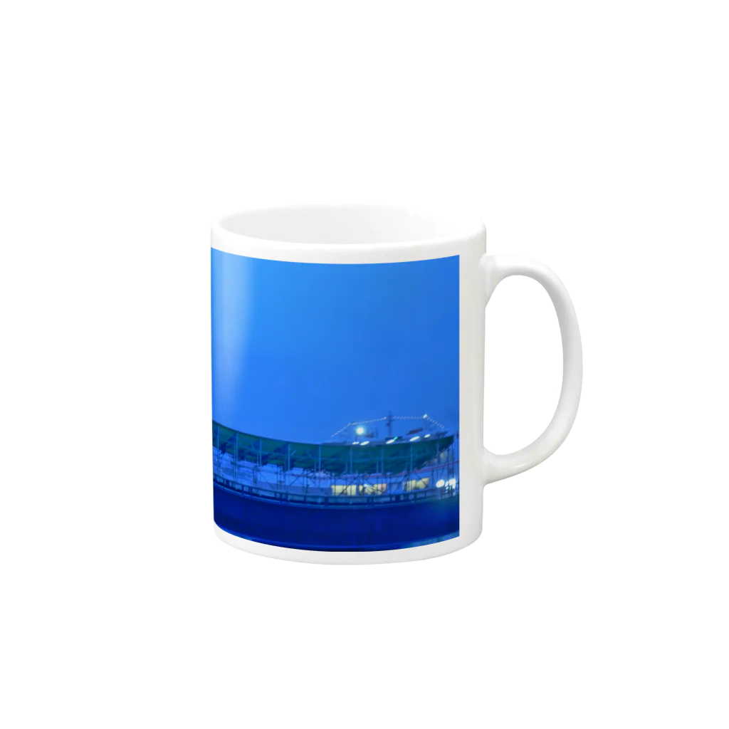 🧃の海の反射光 Mug :right side of the handle