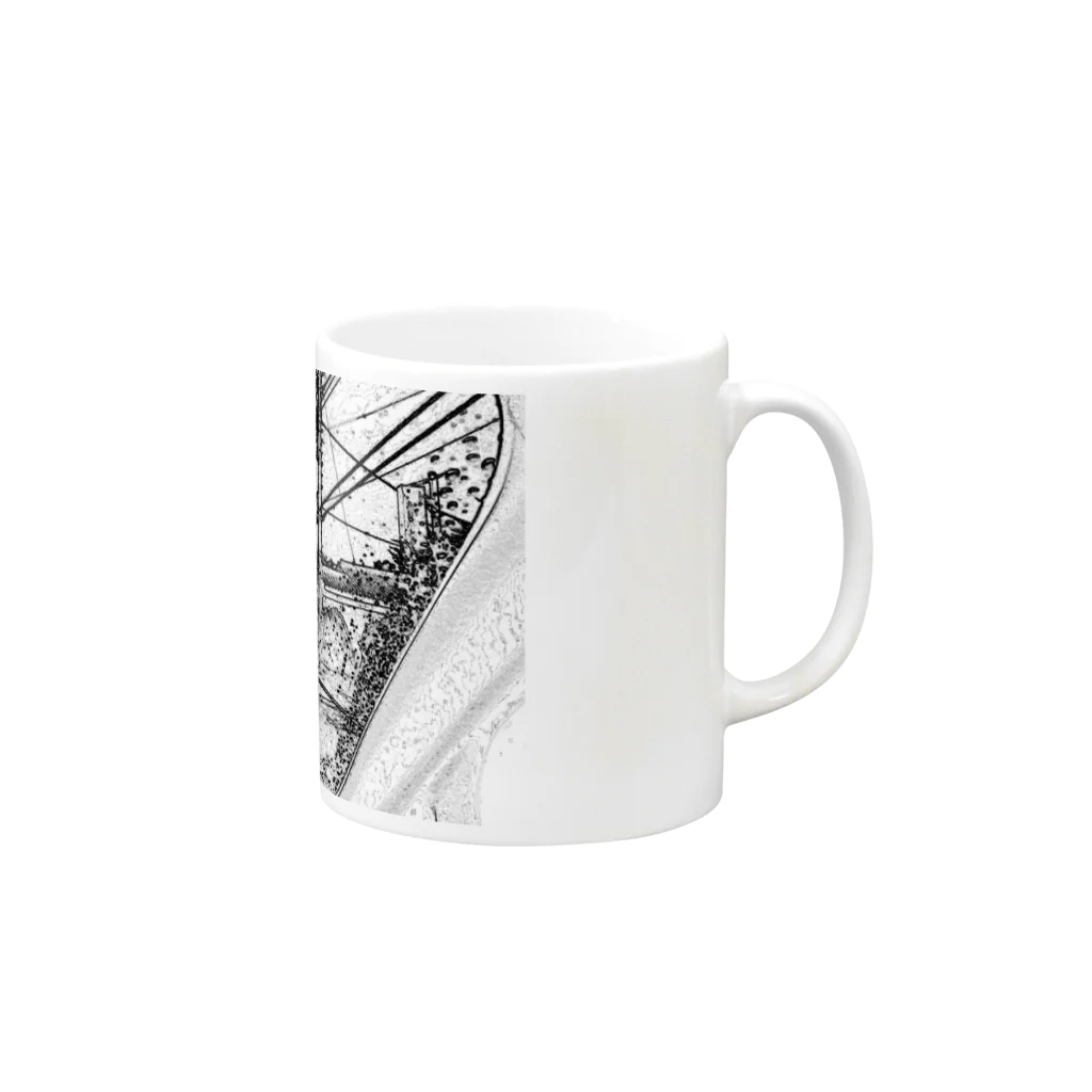 yuuurazの風景画 Mug :right side of the handle