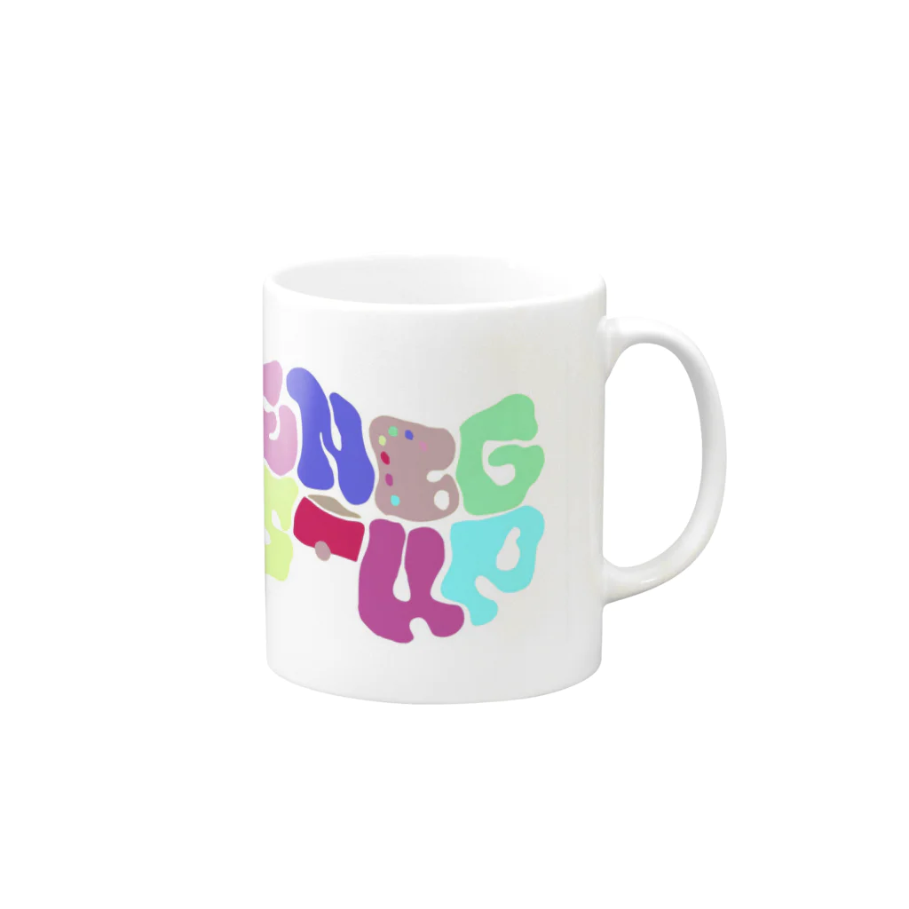 Enogsoupjapanの絵具スープ Mug :right side of the handle