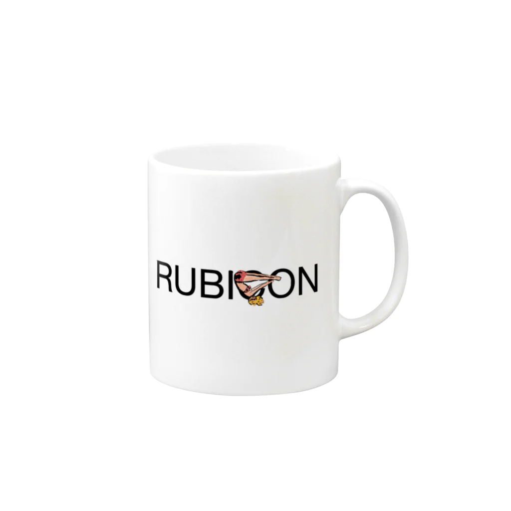 RUBICONのRUBICON logo Mug :right side of the handle