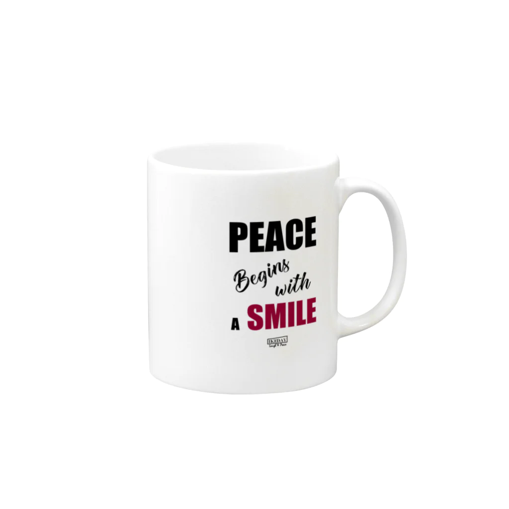 IKEDAYのPeace Mug :right side of the handle