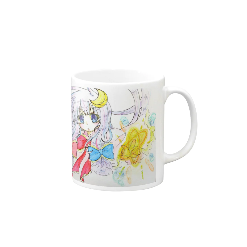 あきら＠4/16単独撮影会！！の東方【パチュリー】グッズ Mug :right side of the handle