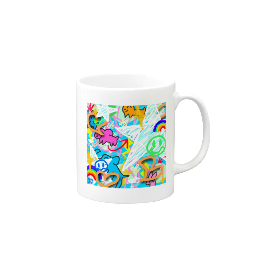 sairyyyのチクチク Mug :right side of the handle