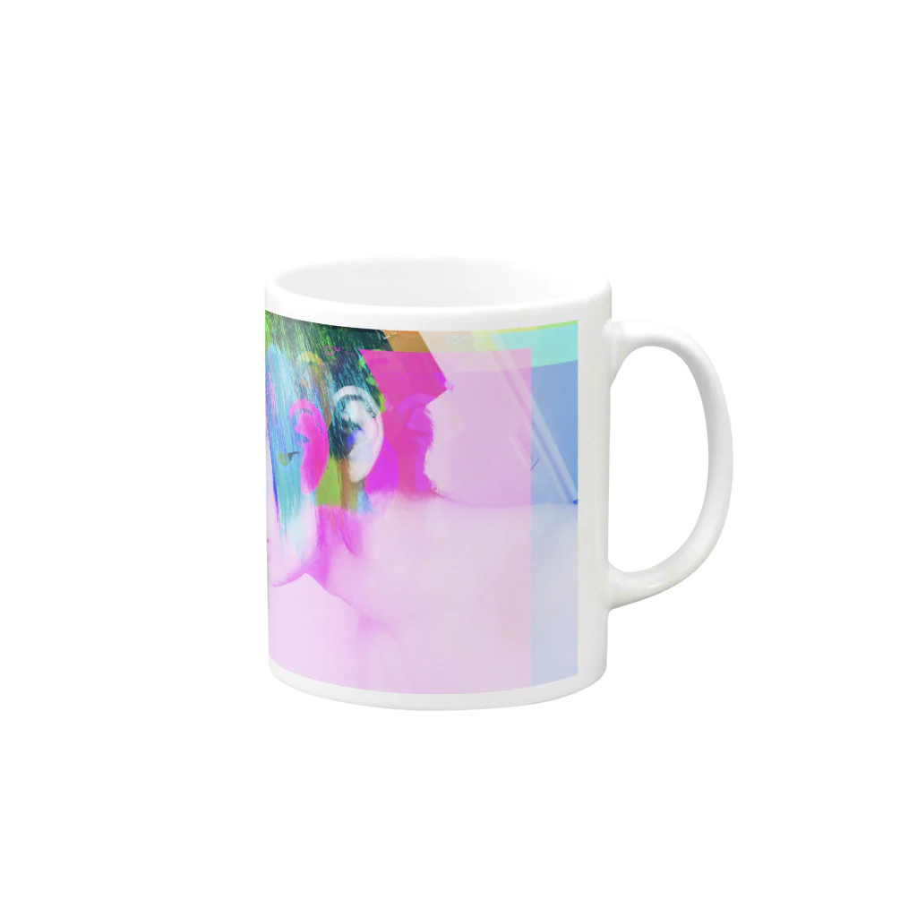 ♚ 🅂🄺🄿 ♔のSKP Bug Graphic  Mug :right side of the handle