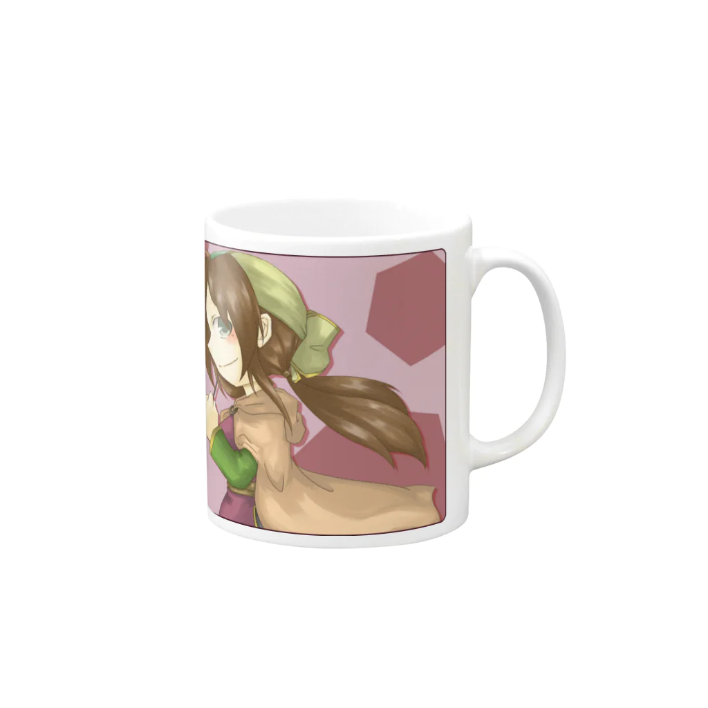 空処の占い少女 Mug :right side of the handle