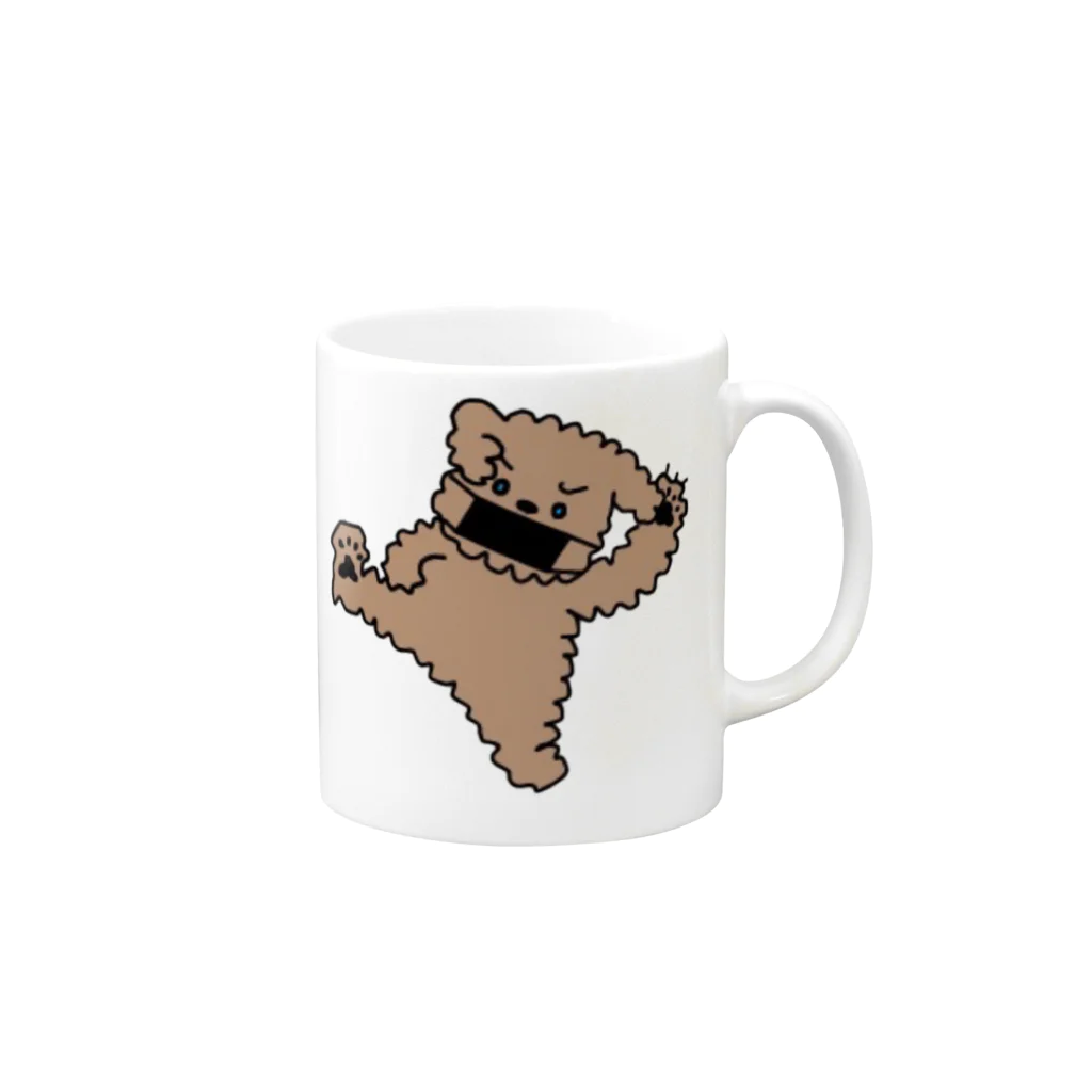 ひみつchocolatierのウィルスばいばいヒーローズ Mug :right side of the handle