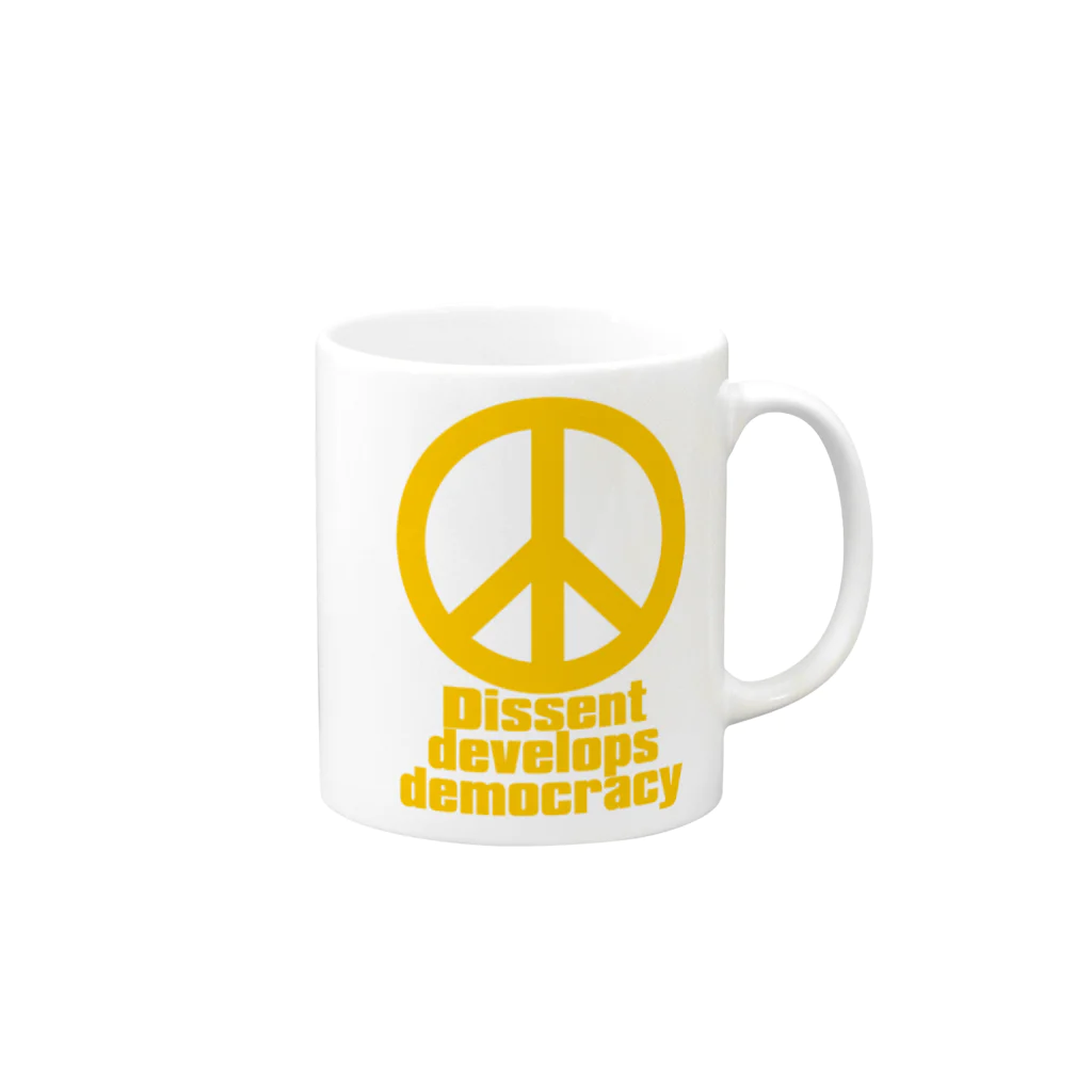 AURA_HYSTERICAのPEACE Mug :right side of the handle