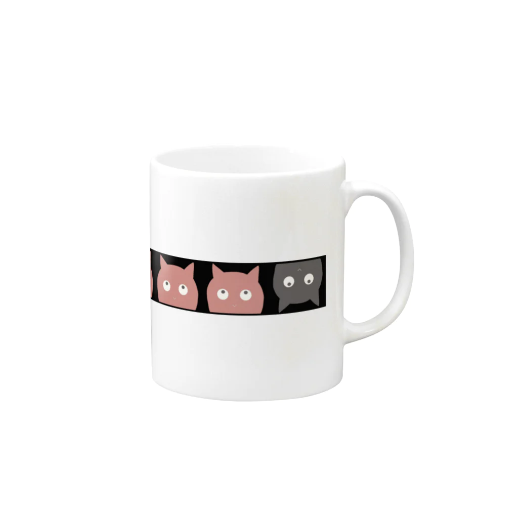 Uccha’s shopのUchaねこ's Mug :right side of the handle