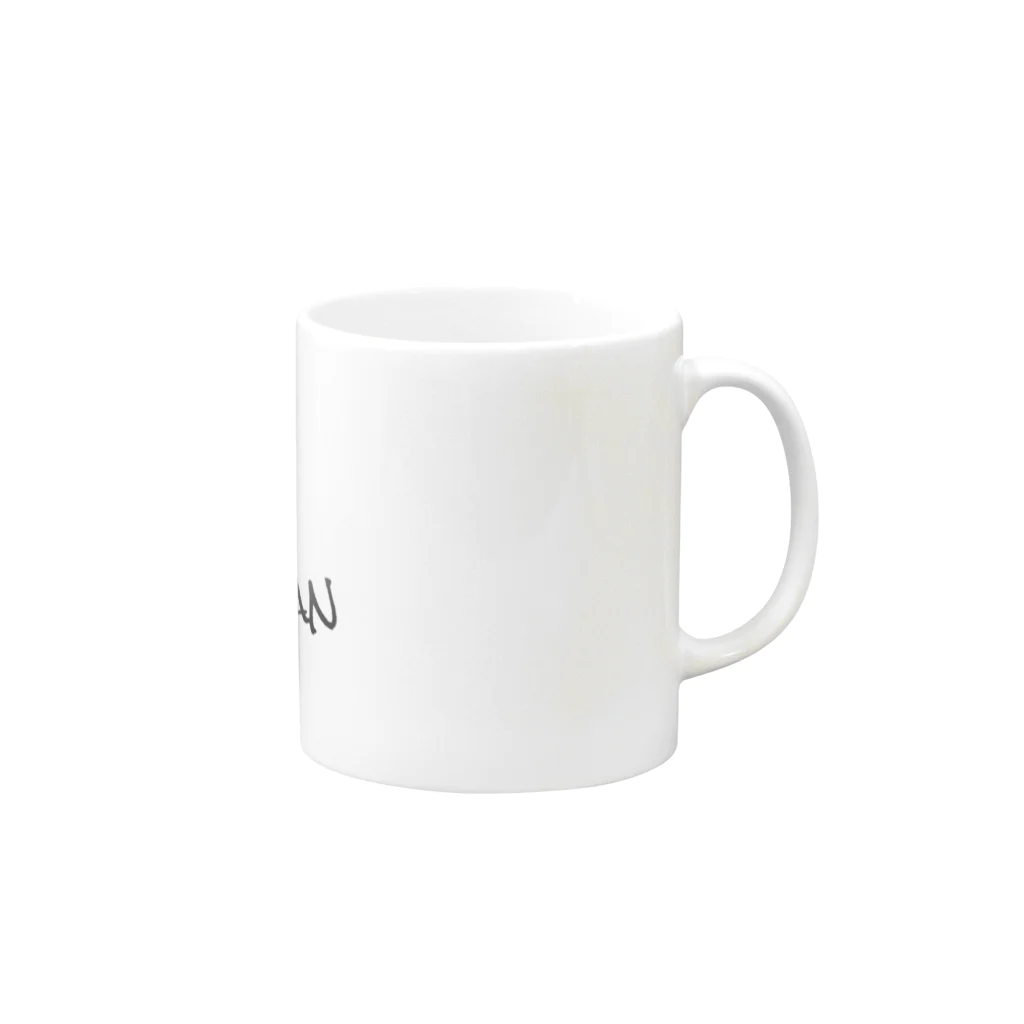 Moon🌙droPのシャドーマン Mug :right side of the handle