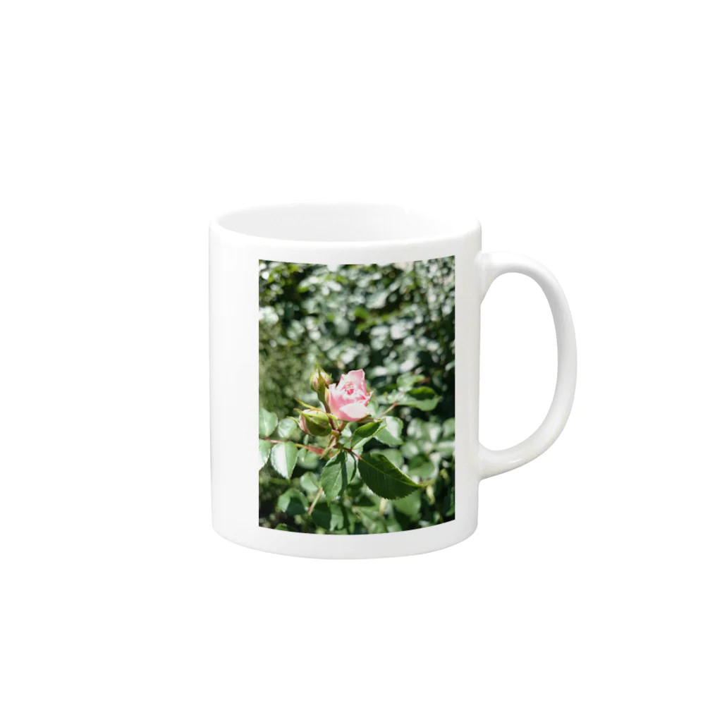 asagi's shopの一輪の薔薇 Mug :right side of the handle