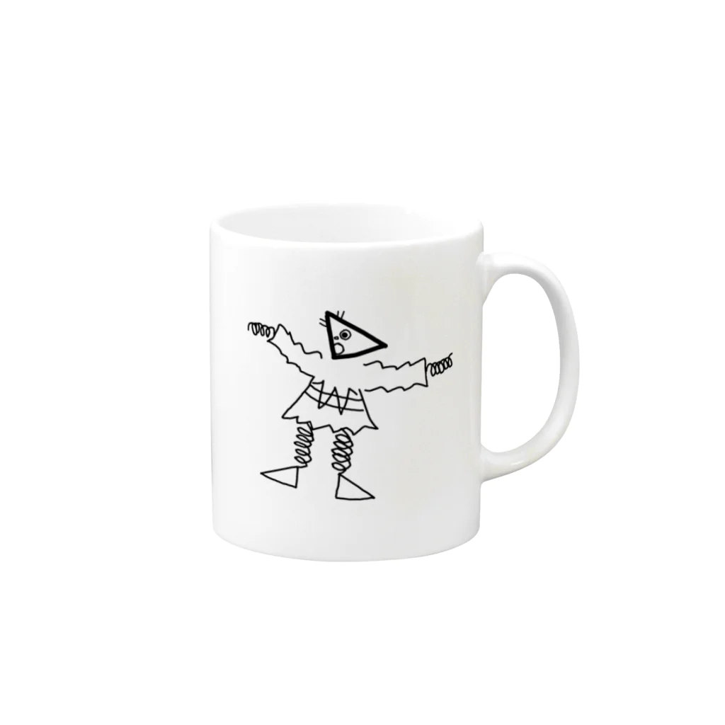 pirame shopのばーねるカップ Mug :right side of the handle