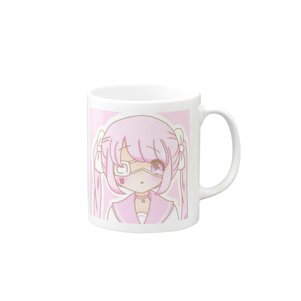 めるるの魔法少女 Mug :right side of the handle