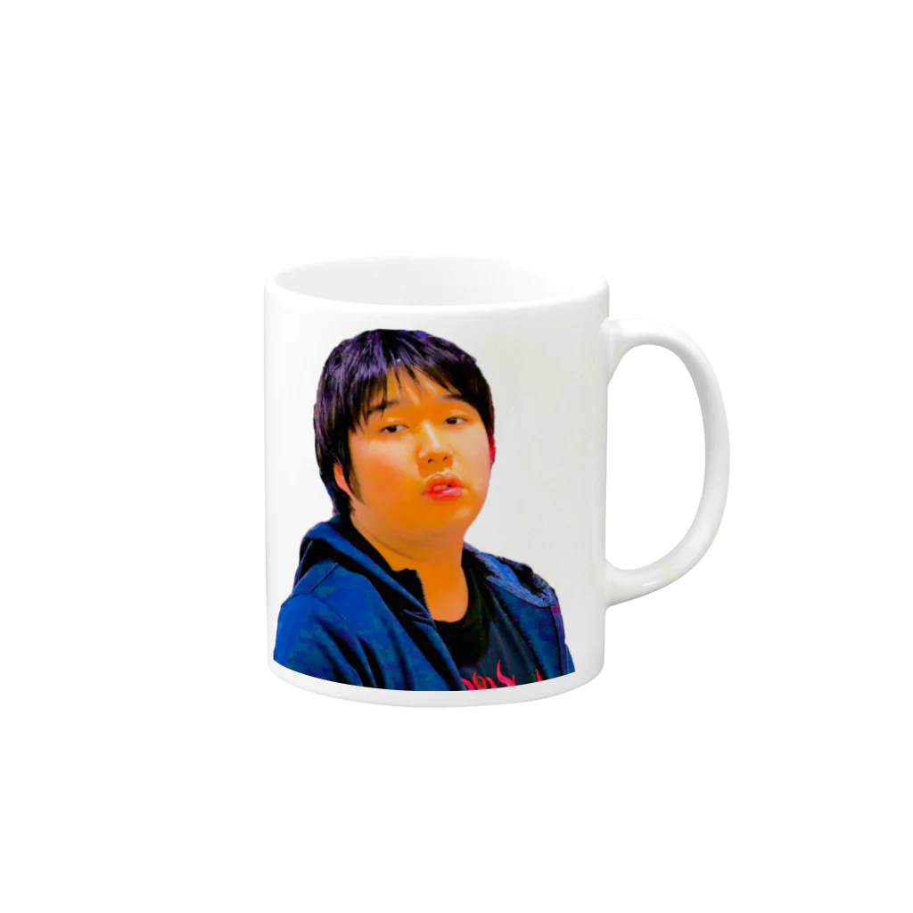 チャウダーのチャウダーくん Mug :right side of the handle