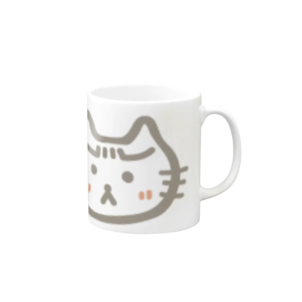 kurominのムスッと中ニャー Mug :right side of the handle