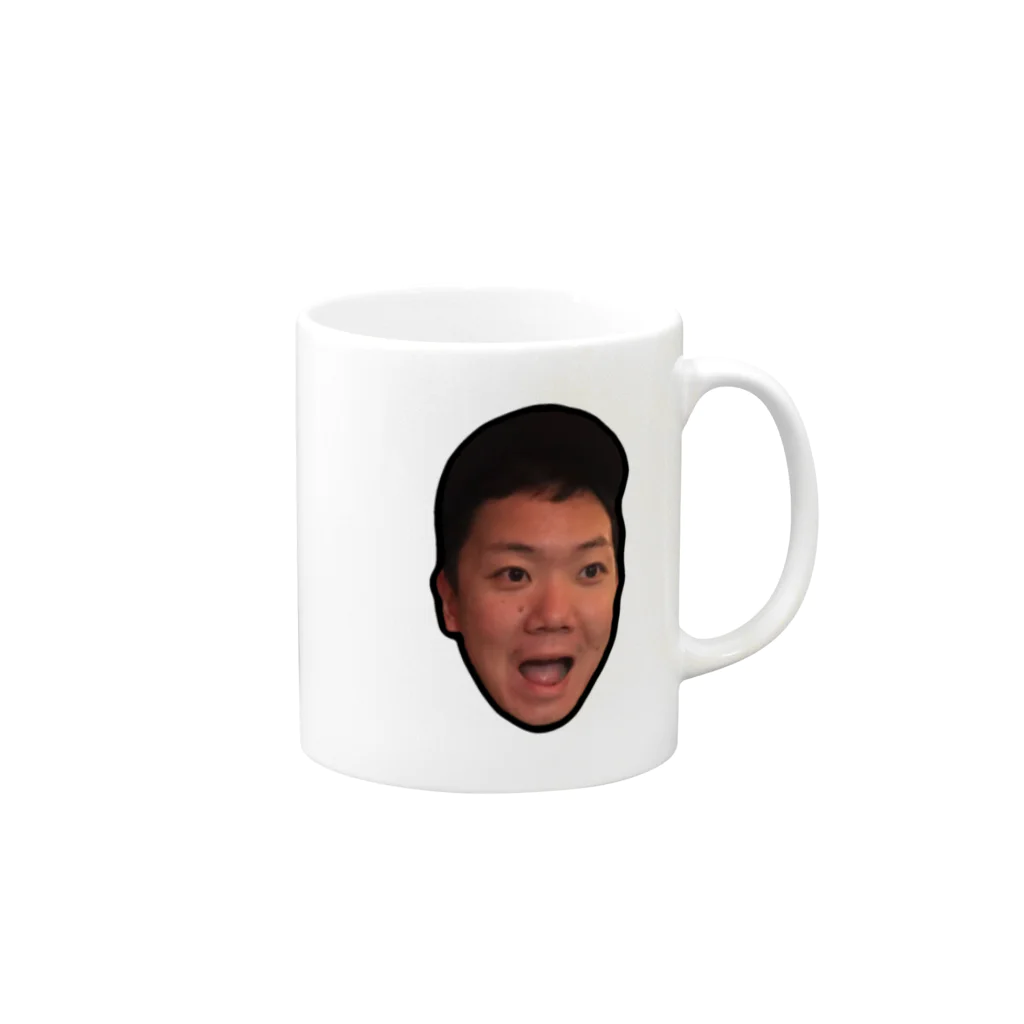 lcr3の沼(黒ふち) Mug :right side of the handle