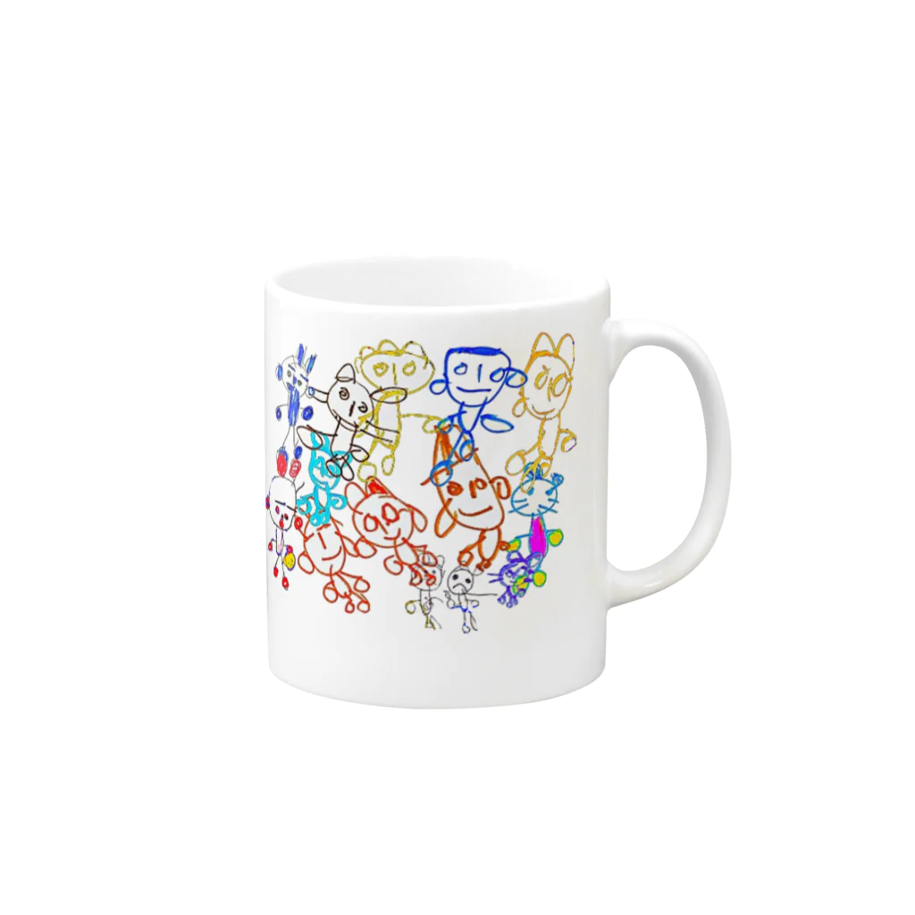 Ayuuのfreiendear Mug :right side of the handle