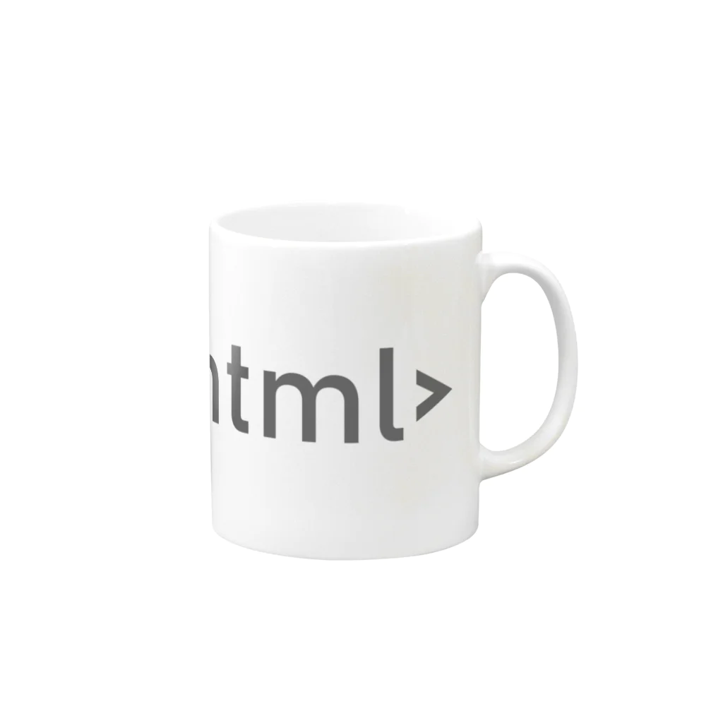 K （K's DataCenterの中の人）のHTMLペアマグカップ Mug :right side of the handle