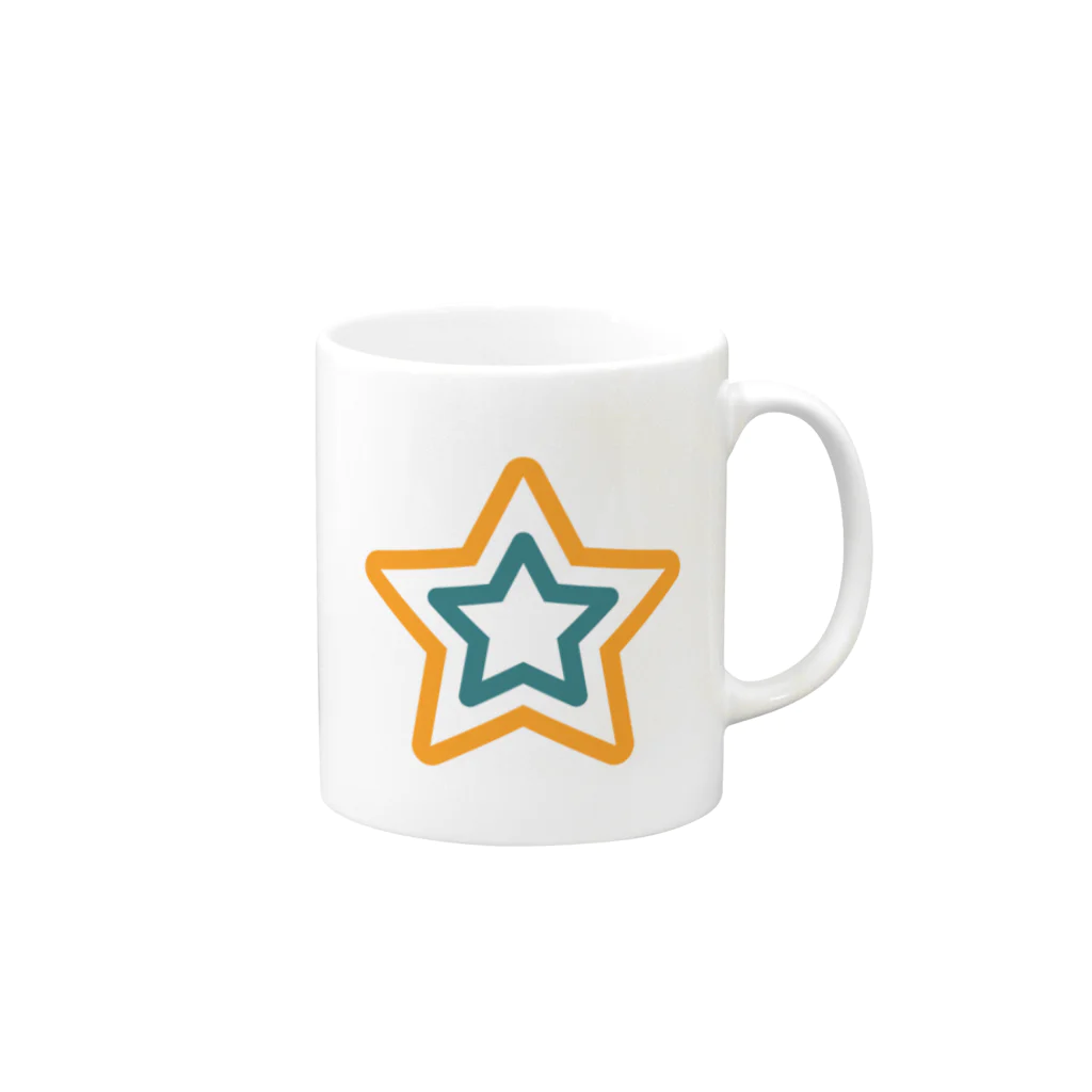 TarCoon☆GooDs - たぁくーんグッズのsTar☆Coon - Unwritten rule Mug :right side of the handle